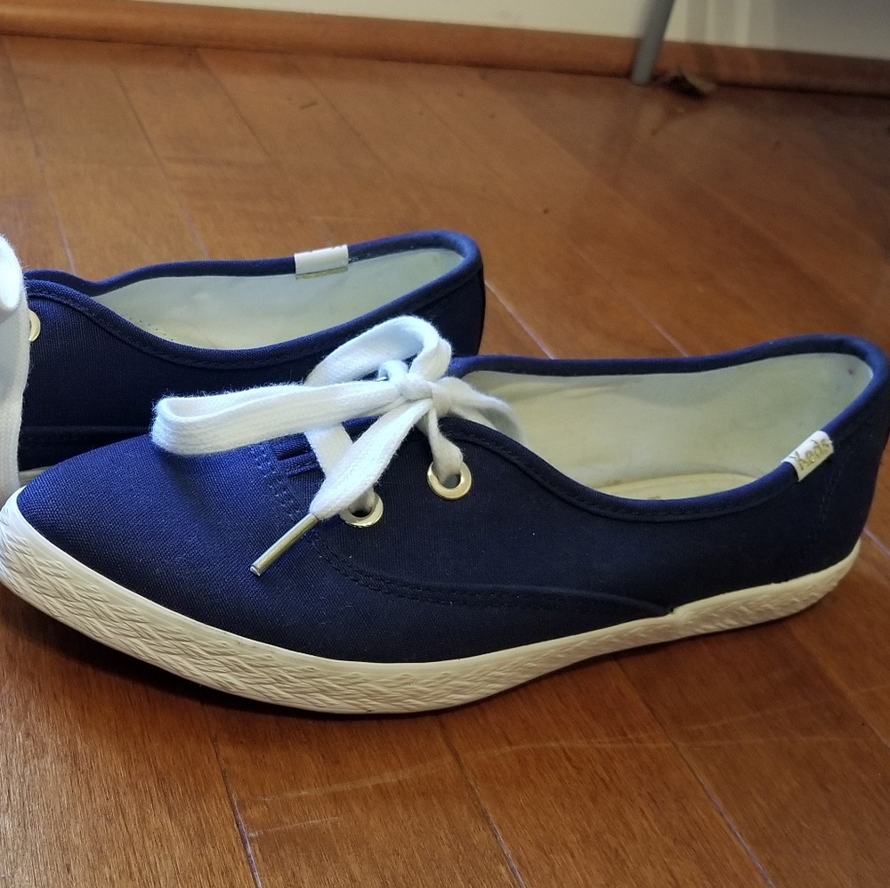 🚫SOLD✔  Kate Spade Navy Blue Keds Shoes sz 6.5